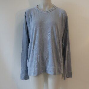 Mens James Perse Light Blue Supima Cotton Pullover Sweatshirt 3 US/L